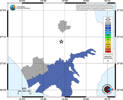 Mappa MCS - territori comuni
