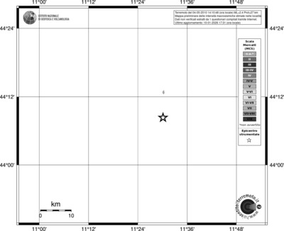 Mappa MCS - territori località