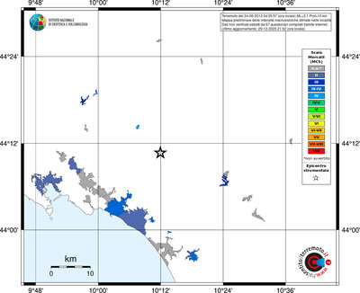Mappa MCS - territori località
