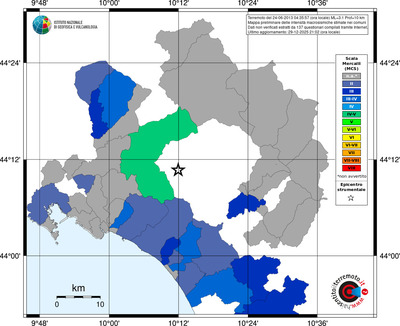 Mappa MCS - territori comuni