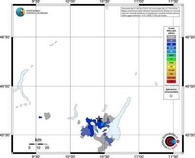 Mappa MCS - territori comuni