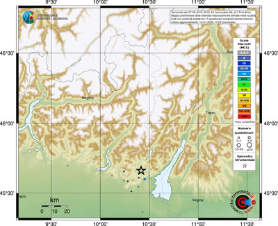 Mappa MCS - località
