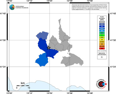 Mappa EMS - territori comuni