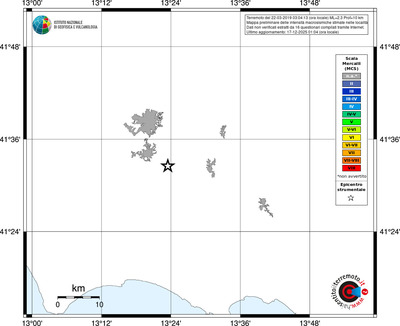 Mappa MCS - territori località