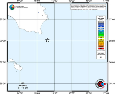 Mappa EMS - territori località