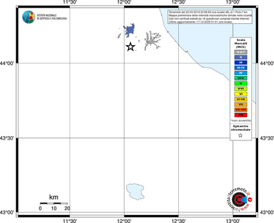 Mappa MCS - territori località