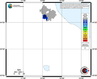 Mappa MCS - territori comuni