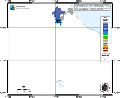 Mappa MCS - territori comuni