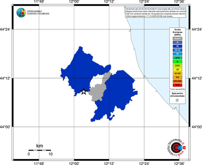 Mappa EMS - territori comuni