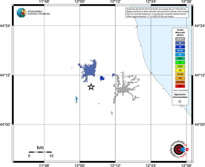 Mappa MCS - territori località