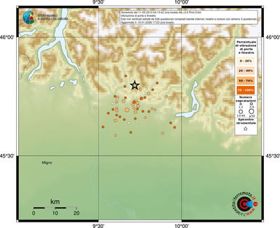 Mappa comuni con almeno 3 questionari