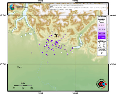 Mappa comuni con almeno 3 questionari