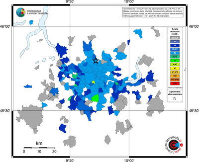 Mappa MCS - territori comuni