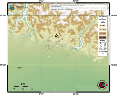 Mappa comuni con almeno 3 questionari