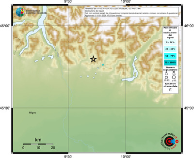 Mappa comuni con almeno 3 questionari