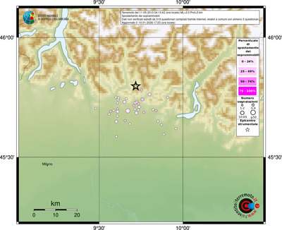 Mappa comuni con almeno 3 questionari