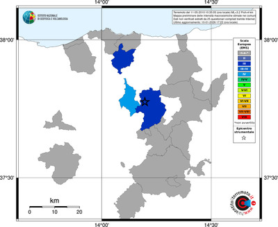 Mappa EMS - territori comuni