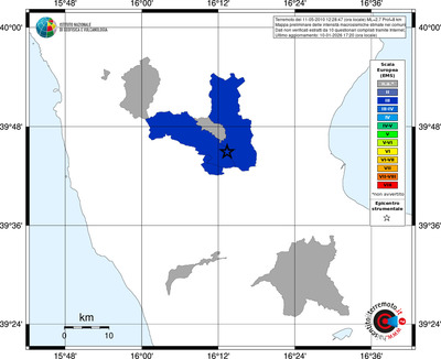 Mappa EMS - territori comuni