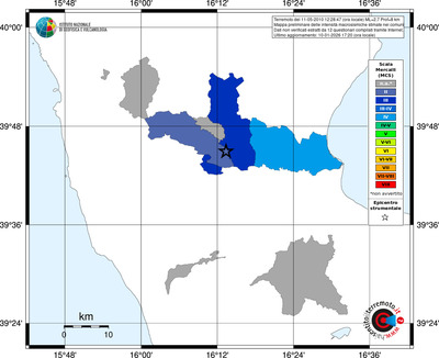 Mappa MCS - territori comuni