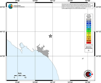 Mappa MCS - territori località