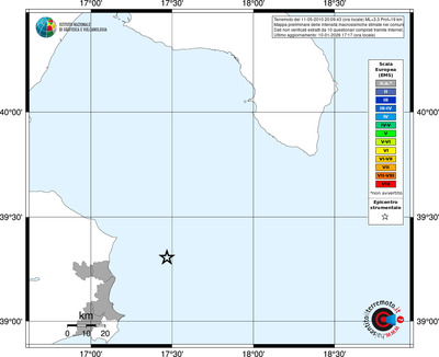 Mappa EMS - territori comuni