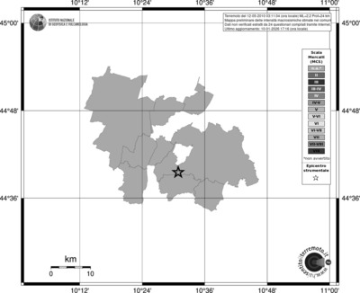 Mappa MCS - territori comuni