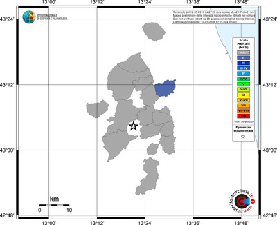 Mappa MCS - territori comuni