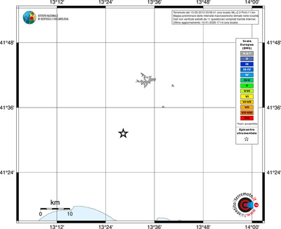 Mappa EMS - territori località