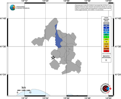 Mappa MCS - territori comuni