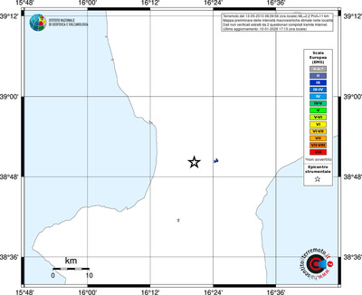 Mappa EMS - territori località