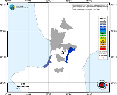Mappa MCS - territori comuni