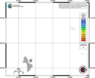 Mappa MCS - territori comuni