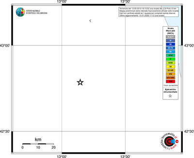 Mappa MCS - territori località