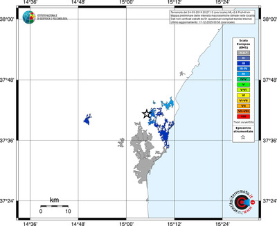 Mappa EMS - territori località