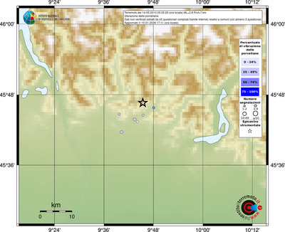 Mappa comuni con almeno 3 questionari
