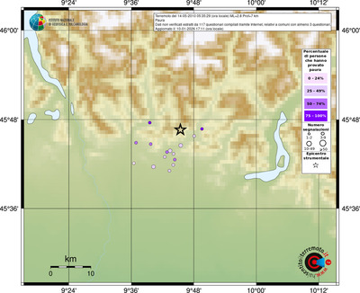 Mappa comuni con almeno 3 questionari