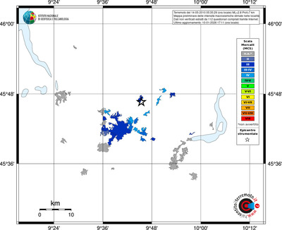 Mappa MCS - territori località