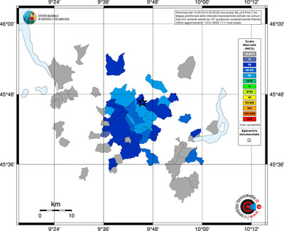 Mappa MCS - territori comuni