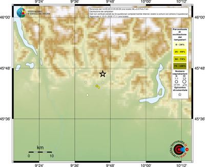 Mappa comuni con almeno 3 questionari