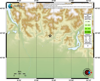 Mappa comuni con almeno 3 questionari