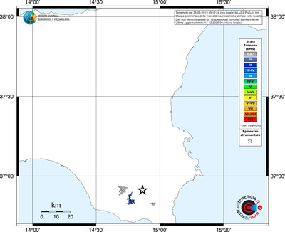 Mappa EMS - territori località