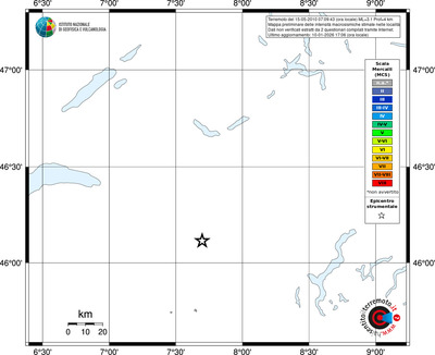 Mappa MCS - territori località