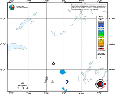 Mappa MCS - territori comuni