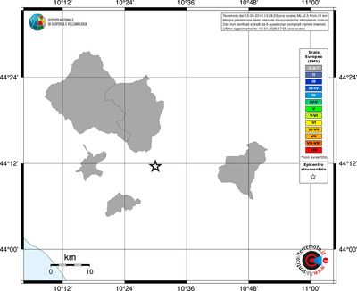 Mappa EMS - territori comuni