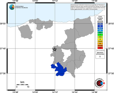 Mappa EMS - territori comuni
