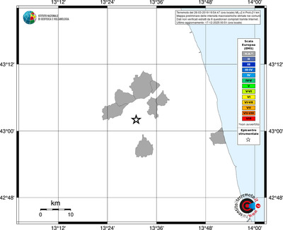 Mappa EMS - territori comuni