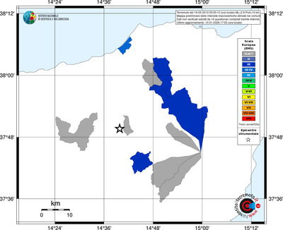 Mappa EMS - territori comuni