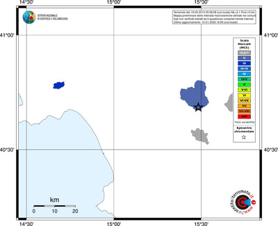Mappa MCS - territori comuni