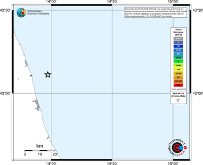 Mappa EMS - territori località