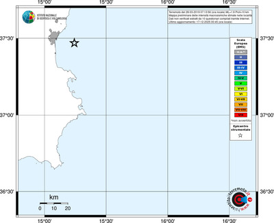 Mappa EMS - territori località